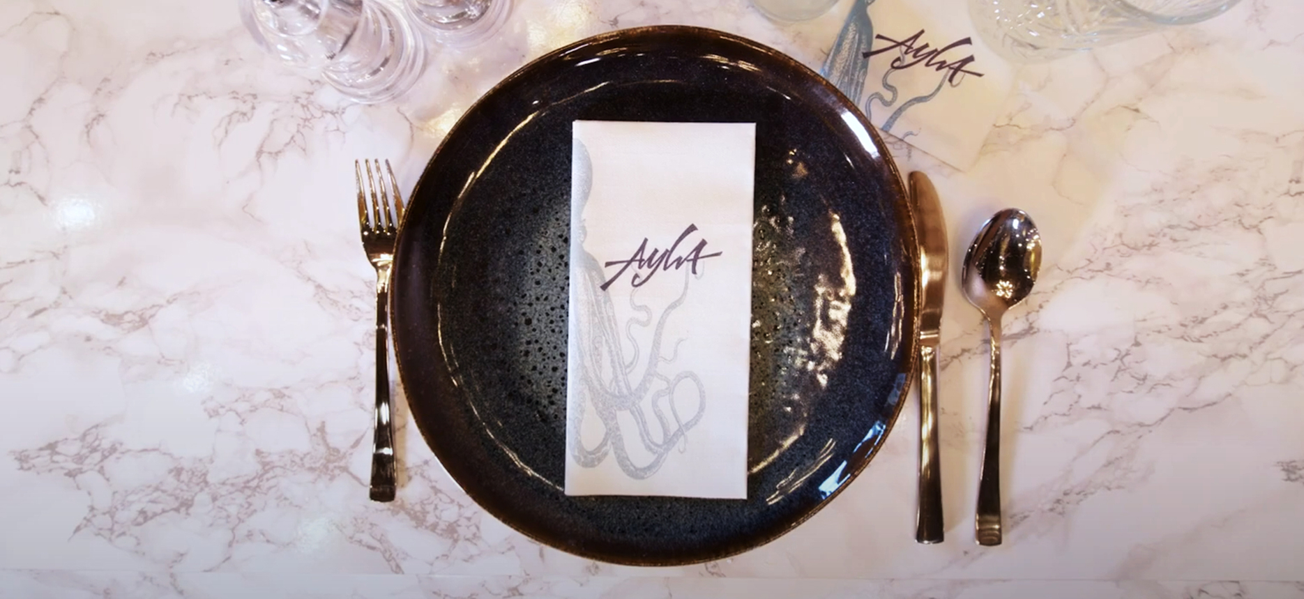 Branded napkins